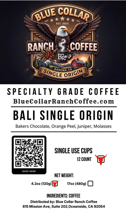 Bali Blue Single Origin (Single Use Cups)