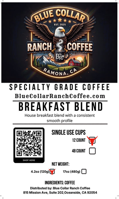 Breakfast Blend (Single Use Cups)