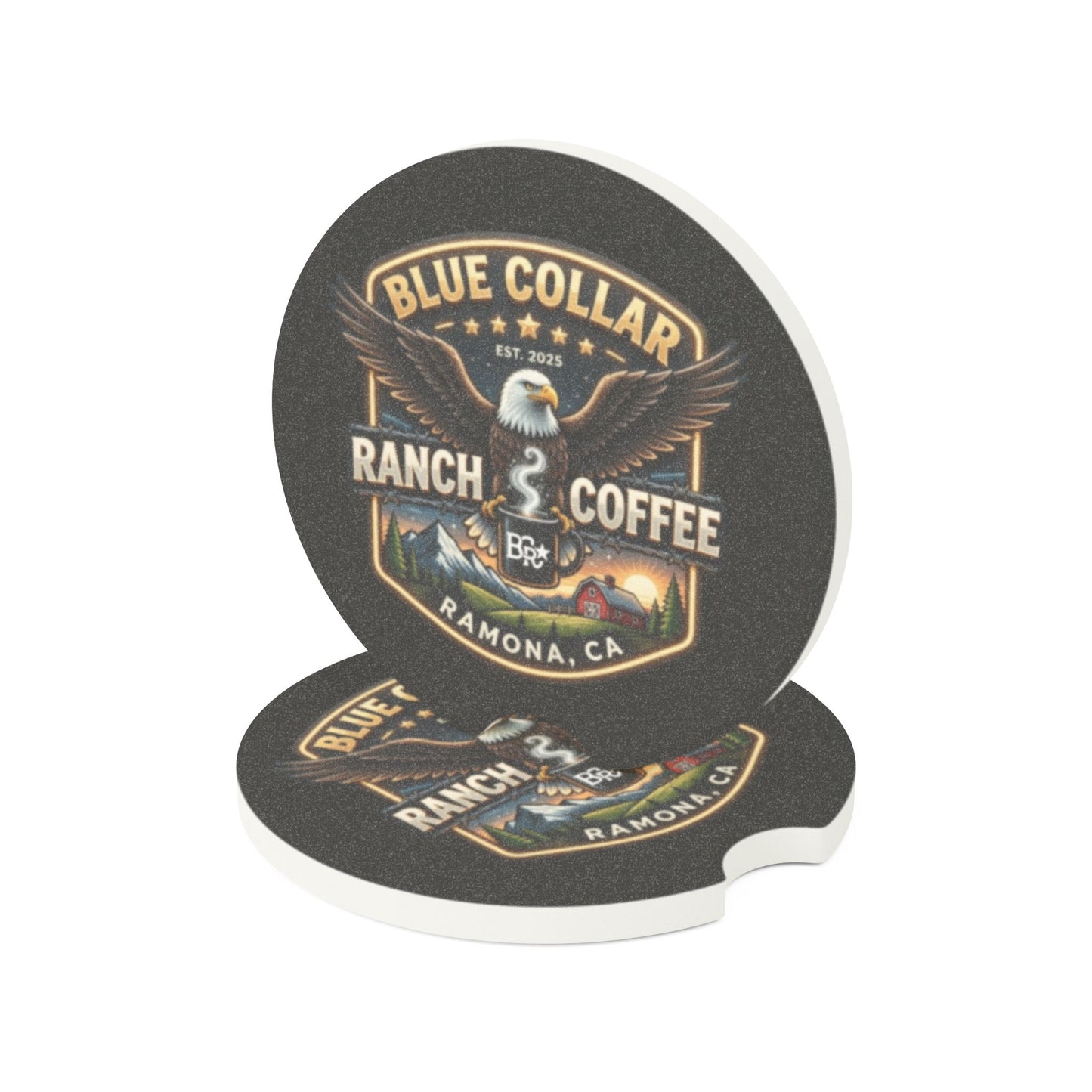 BCRC Soapstone Car Coaster