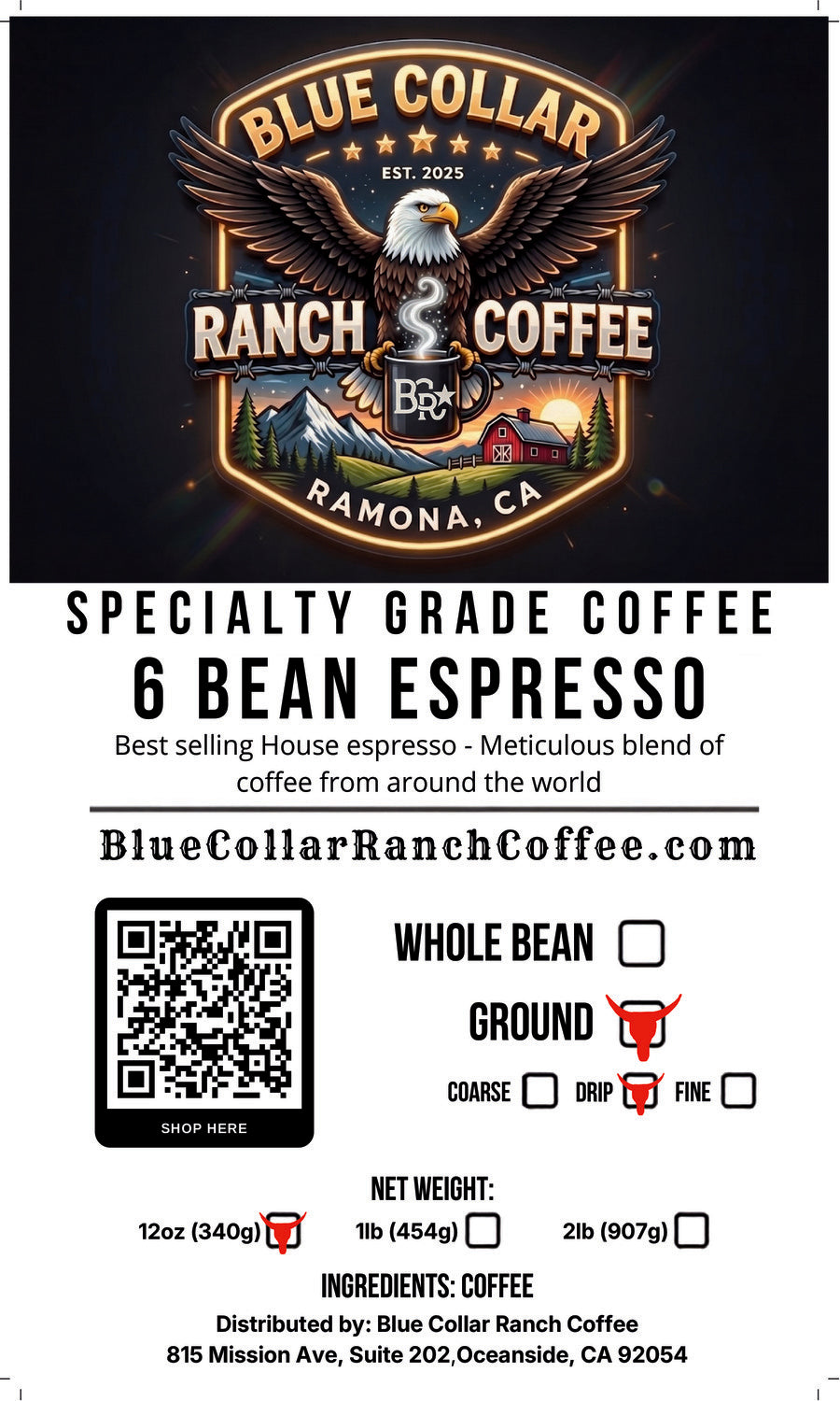 6 Bean Espresso