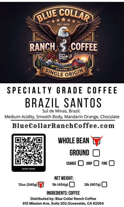Brazil Santos Single Origin Coffee