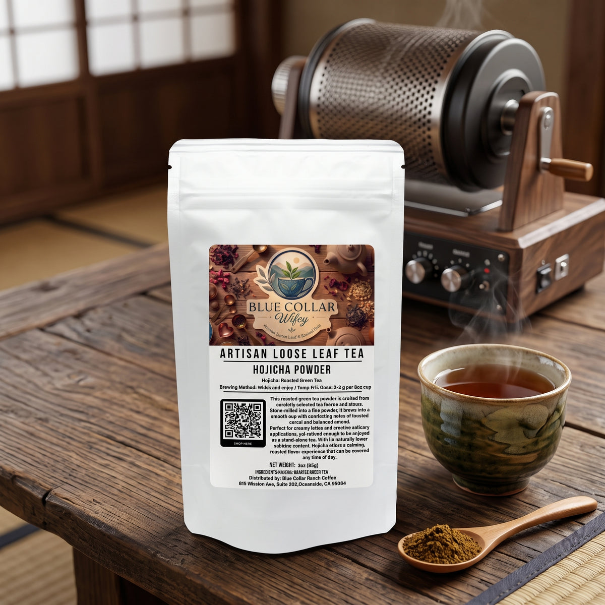 Hōjicha Powder – Roasted Green Tea