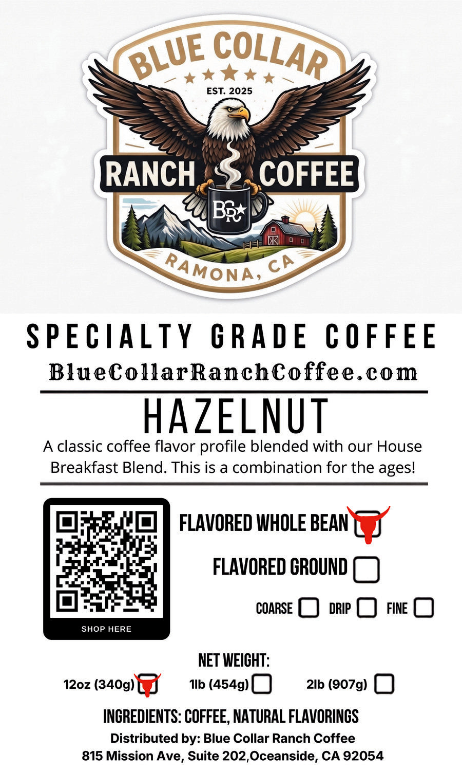 Hazelnut Coffee