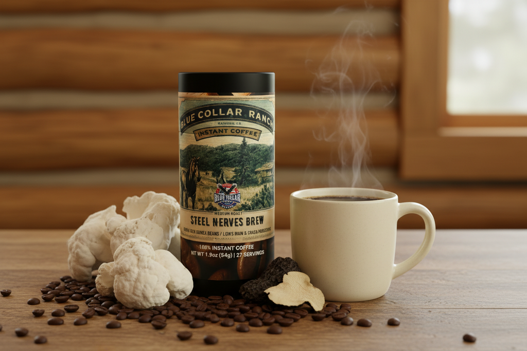 Steel Nerves Brew (Instant Mushroom Coffee)