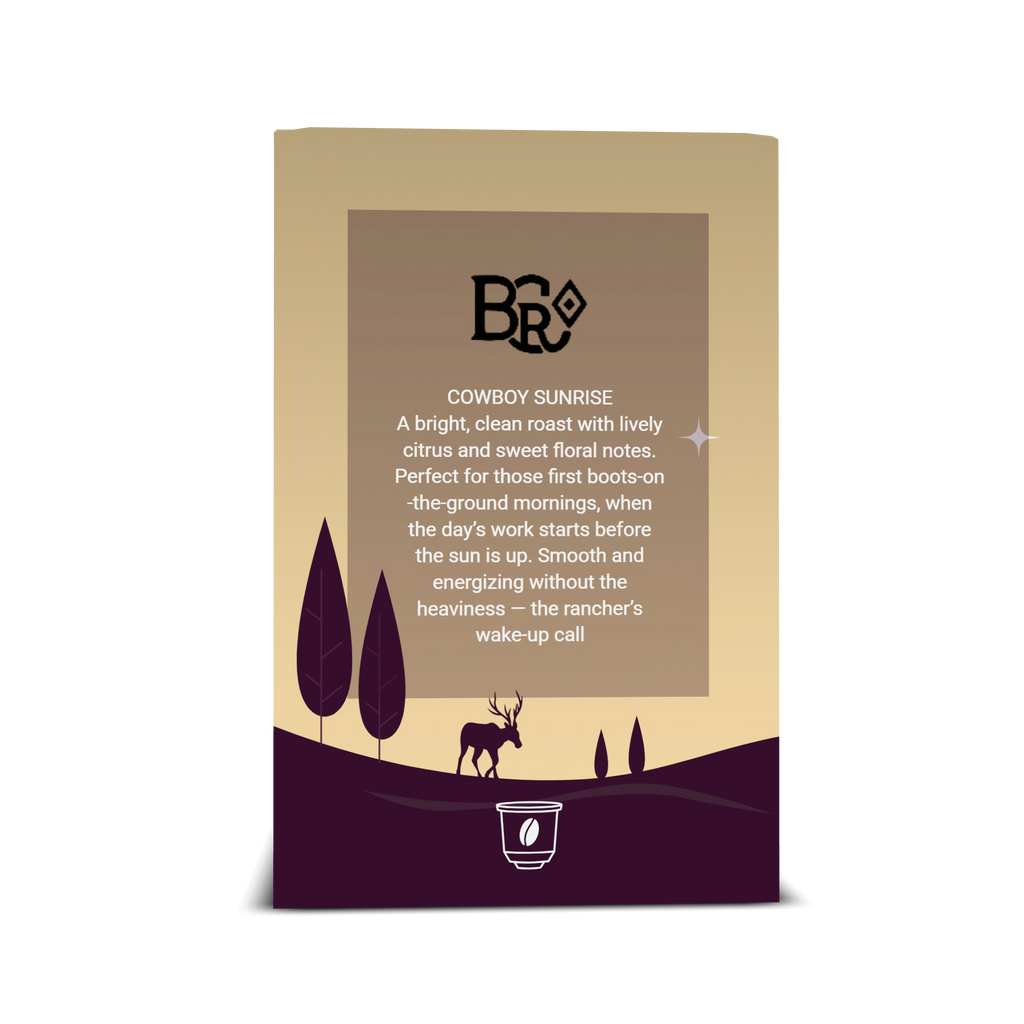 Cowboy Sunrise Coffee Pods (12-count, K-Cup compatible)