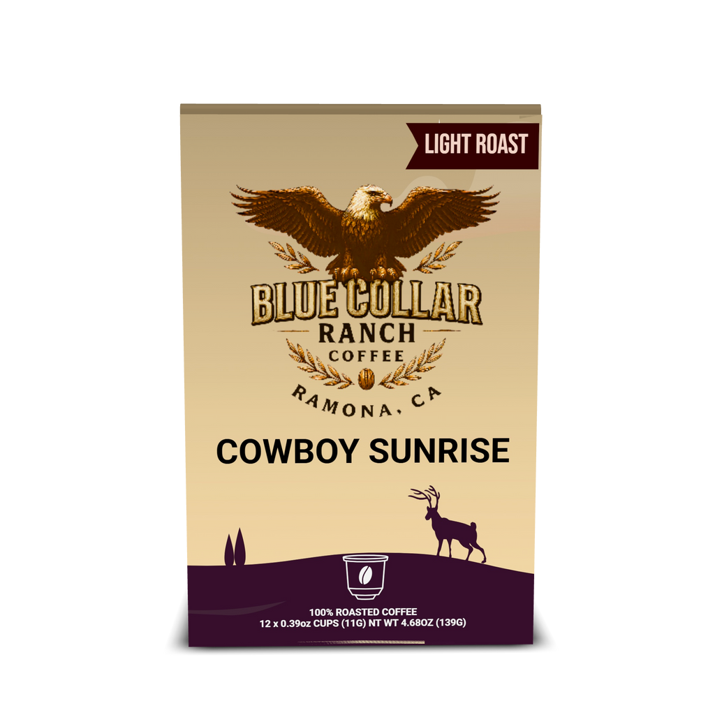 Cowboy Sunrise Coffee Pods (12-count, K-Cup compatible)